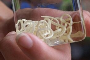 parazitov iz človeškega telesa